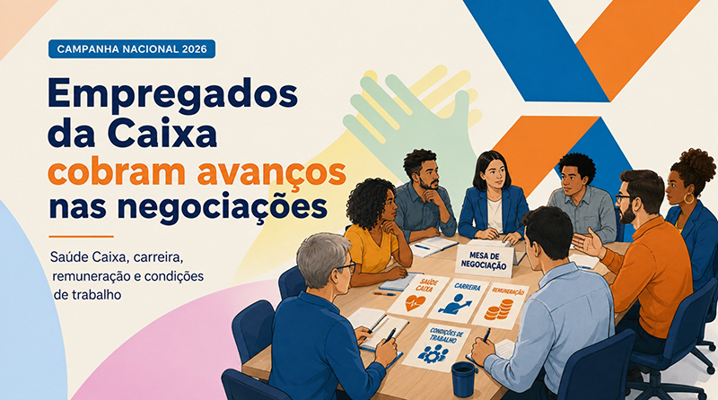 Empregados da Caixa cobram avancos nas negociacoes